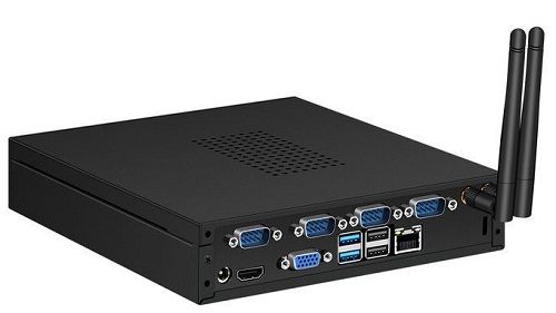 인텔 Celeron J1900 CPU 얇은 소형 ITX 소형 PC Win10 직업적인 2.4/5G 와이파이 BT4.2 4K 2 HDMI DP