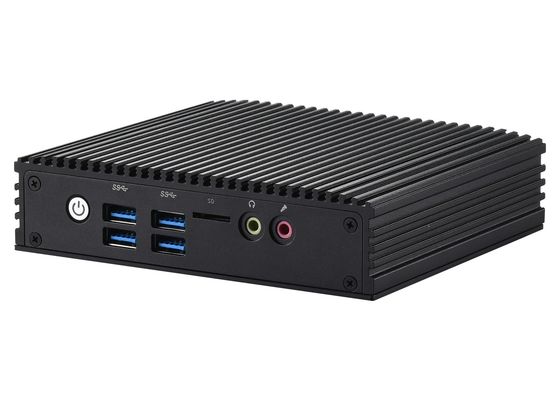 Dual Lan Embedded Industrial PC N5105/N100/N200 Fanless Mini Desktop Computer, WiFi 6