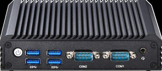 Dual COM Dual Lan Embedded Industrial PC J6412 Fanless Mini Desktop Computer, WiFi 6