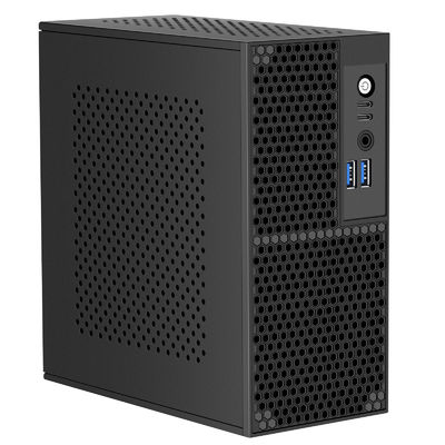 SFF PC B760 with 13th/14th CPU, Support 4 displays Win 11 Pro 8x USB, 1x COM